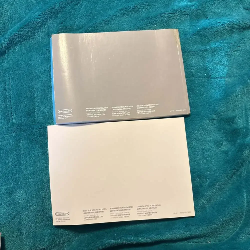 Nintendo Wii Operations Manual System Setup Instruction Booklet